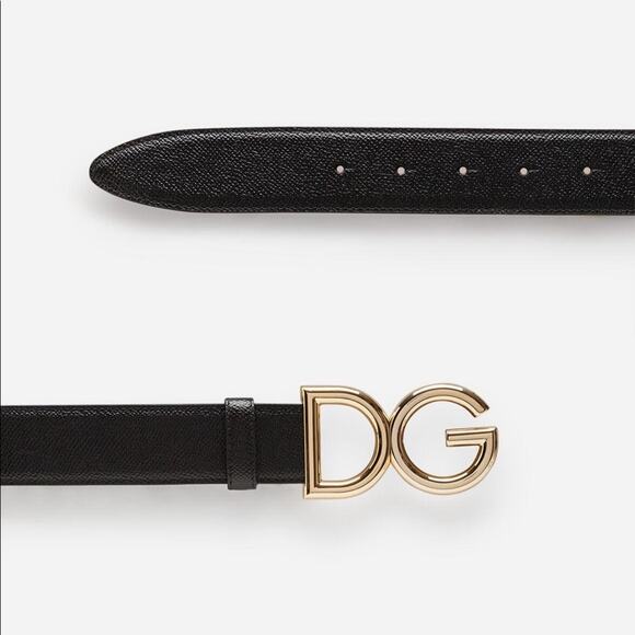 DOLCE & GABBANA Logo Belt 75 - Picture 2 of 9